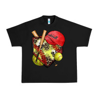 Black softball home plate Urban Heavy Tee - Zillion Design Studio