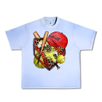 Grape Ice softball home plate Urban Heavy Tee - Zillion Design Studio