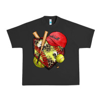 Pigment Black softball home plate Urban Heavy Tee - Zillion Design Studio