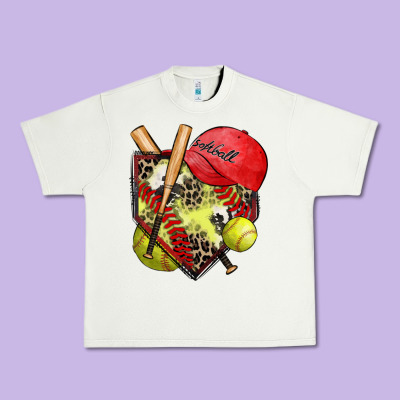 Softball Home Plate Urban Heavy Tee Designed By Zillion Design Studio