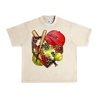 Sandshell softball home plate Urban Heavy Tee - Zillion Design Studio