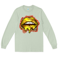 Matcha softball lips Long Sleeve Tee - Zillion Design Studio