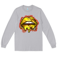 Moon Dust softball lips Long Sleeve Tee - Zillion Design Studio