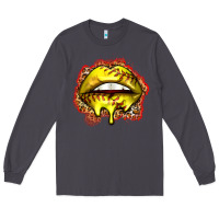 Smoke softball lips Long Sleeve Tee - Zillion Design Studio