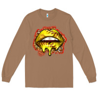 Toasted Coconut softball lips Long Sleeve Tee - Zillion Design Studio
