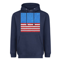 Navy Glitter 4th Of July Seamless Pattern Heavyweight Hoodie - BundleAndBundleShop