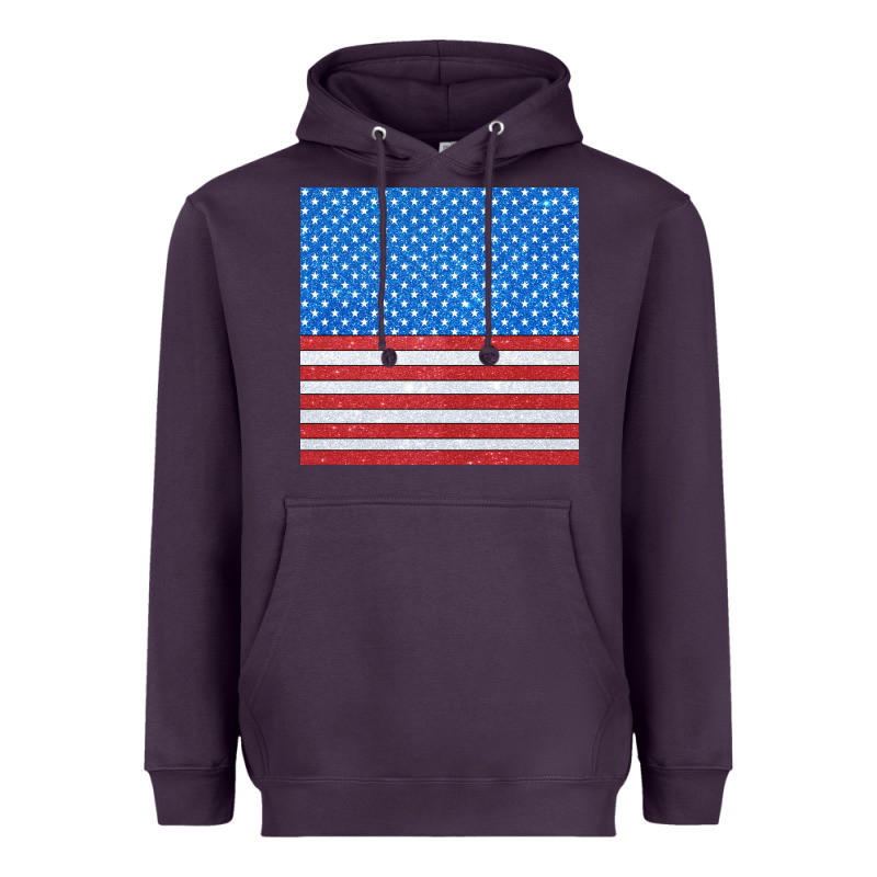 Glitter 4th Of July Seamless Pattern Heavyweight Hoodie by BundleAndBundleShop | Teevron
