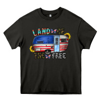 Asphalt land of the free Heavy Core Tee - CowhideDigitalArt