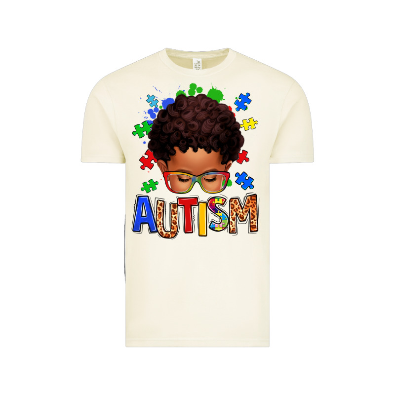 Autism Afro Kid Vintage Tee by texasbilliewilder | Teevron