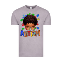 Vintage Zinc autism afro kid Vintage Tee - texasbilliewilder