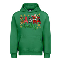 Emerald Santa Baby With Santa Urban Hoodie - BundleAndBundleShop