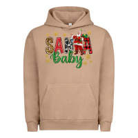 Pigment Burro Santa Baby With Santa Urban Hoodie - BundleAndBundleShop