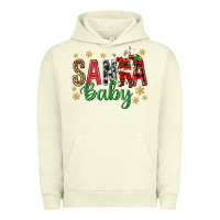 Pigment Pistachio Santa Baby With Santa Urban Hoodie - BundleAndBundleShop