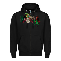 Black Mama elf skull Zipper Hoodie - FaDigitalArtStudio