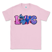 Bubblegum Pink love stitch Classic Tee - Zillion Design Studio
