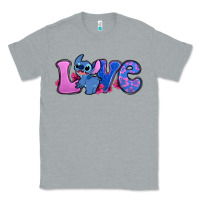 Heather Grey love stitch Classic Tee - Zillion Design Studio