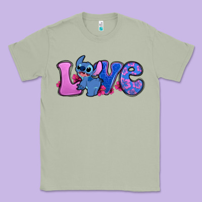 Love Stitch Classic Tee Designed By Zillion Design Studio