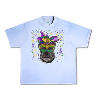 Grape Ice mardi gras  mask pitbull Urban Heavy Tee - RanaPortraitStore