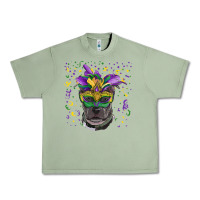 Oil Green mardi gras  mask pitbull Urban Heavy Tee - RanaPortraitStore