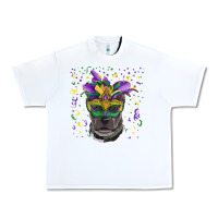 White mardi gras  mask pitbull Urban Heavy Tee - RanaPortraitStore