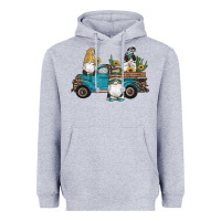 Heather Grey western gnomes truck sunflowers cactus gemstone leopard glitter serape Heavyweight Hoodie - Artiststas