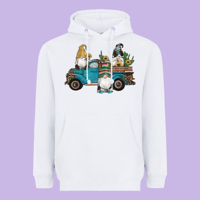 Western Gnomes Truck Sunflowers Cactus Gemstone Leopard Glitter Serape Heavyweight Hoodie Designed By Artiststas