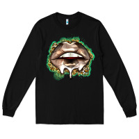Black soccer lips Long Sleeve Tee - Zillion Design Studio