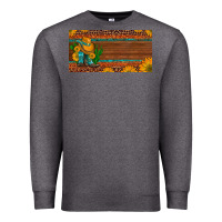 Charcoal Heather custom cowboy boots sunflowers and cactus license plate Premium Sweatshirt - Artiststas