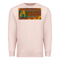 Pale Pink custom cowboy boots sunflowers and cactus license plate Premium Sweatshirt - Artiststas