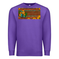 Purple custom cowboy boots sunflowers and cactus license plate Premium Sweatshirt - Artiststas