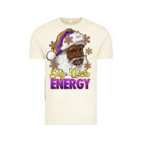 Vintage Arctic big nick energy purple and gold afro santa Vintage Tee - RanaPortraitStore