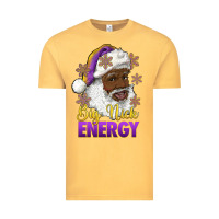 Vintage Mustard big nick energy purple and gold afro santa Vintage Tee - RanaPortraitStore