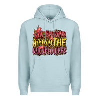Blue Mist she belongs among the wildflowers Premium Hoodie - NancyCooperArtShop
