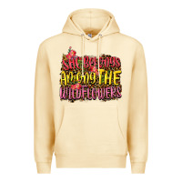 Pina Colada she belongs among the wildflowers Premium Hoodie - NancyCooperArtShop
