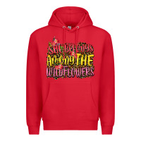 Red she belongs among the wildflowers Premium Hoodie - NancyCooperArtShop