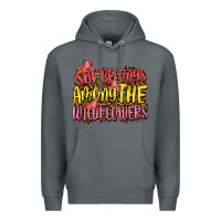 Rock she belongs among the wildflowers Premium Hoodie - NancyCooperArtShop