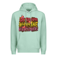 Seafoam she belongs among the wildflowers Premium Hoodie - NancyCooperArtShop