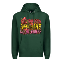 Sports Green she belongs among the wildflowers Premium Hoodie - NancyCooperArtShop