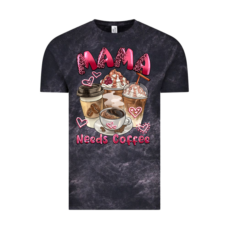 Mama Needs Coffee Vintage Tee by BarkalooDesign | Teevron