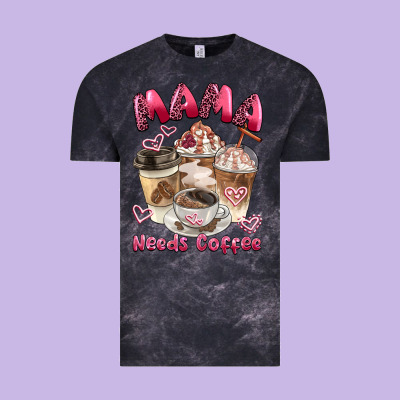 Mama Needs Coffee Vintage Tee Designed By Barkaloodesign
