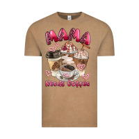Vintage Coffee mama needs coffee Vintage Tee - BarkalooDesign
