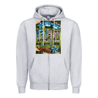 Heather Grey dad man myth legend air freshener Zipper Hoodie - HRA Design Shop