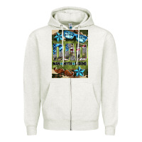Oatmeal Heather dad man myth legend air freshener Zipper Hoodie - HRA Design Shop