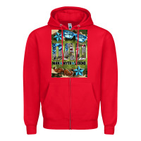 Red dad man myth legend air freshener Zipper Hoodie - HRA Design Shop