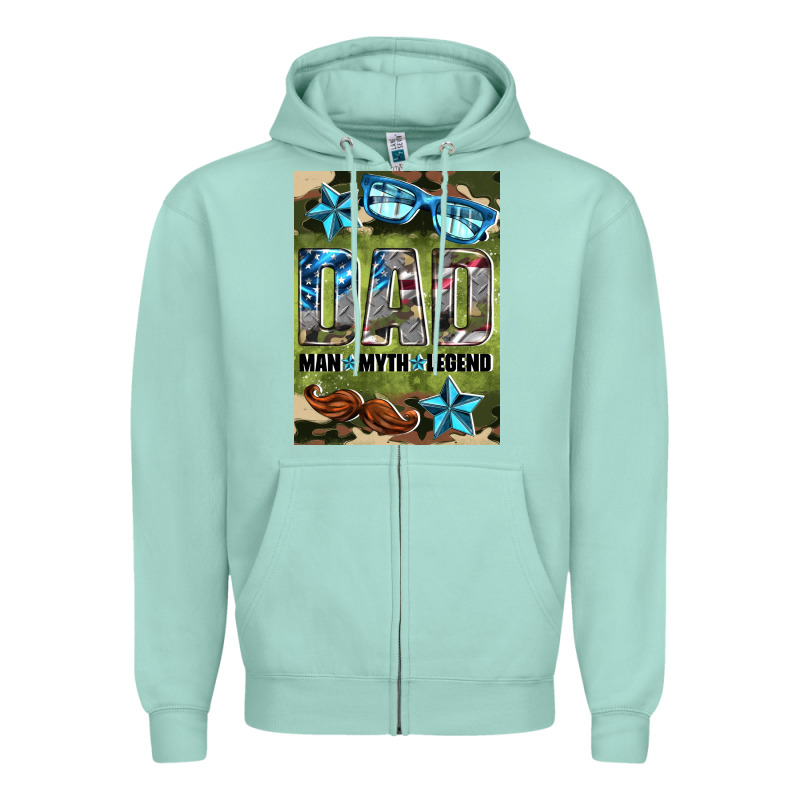 Dad Man Myth Legend Air Freshener Zipper Hoodie by HRA Design Shop | Teevron