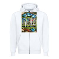 White dad man myth legend air freshener Zipper Hoodie - HRA Design Shop