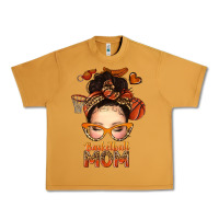 Peanut Butter basketball messy bun mom Urban Heavy Tee - texasbilliewilder