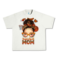 Pistachio basketball messy bun mom Urban Heavy Tee - texasbilliewilder