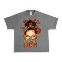 Tornado basketball messy bun mom Urban Heavy Tee - texasbilliewilder
