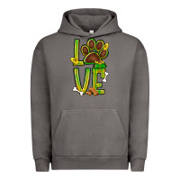 Pigment Tornado Tie dye St. Patrick's Day love dog paw Urban Hoodie - BundleAndBundleShop